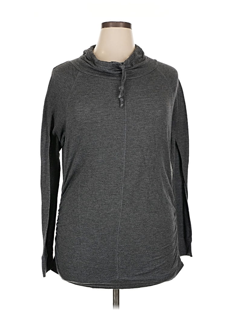 Pre-owned Femme Zip Up Hoodie In Gray