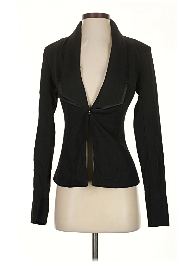 Pre-owned Prettylittlething Blazer Jacket In Black