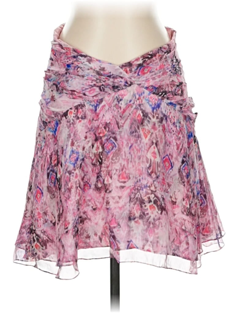 Pre-owned Iro Silk Skirt In Pink