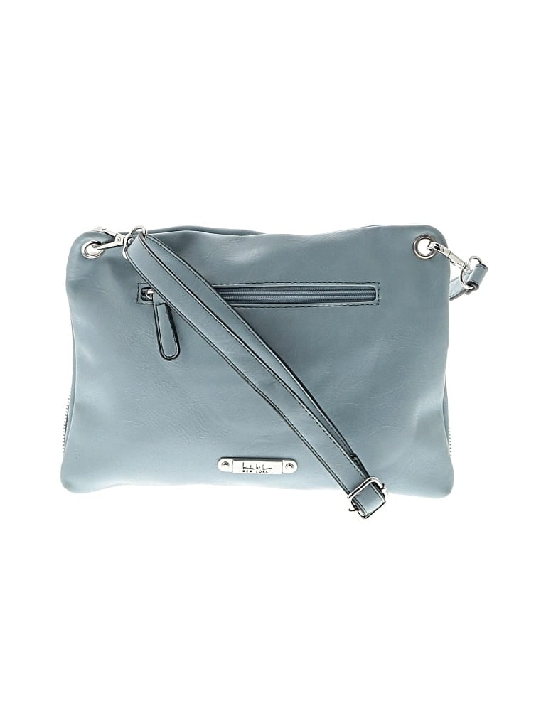 Pre-owned Nicole Miller Crossbody Bag In Blue