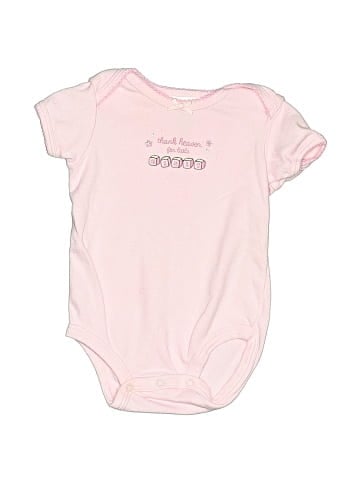 Just One Year by Carter's Short Sleeve Onesie (view 1)