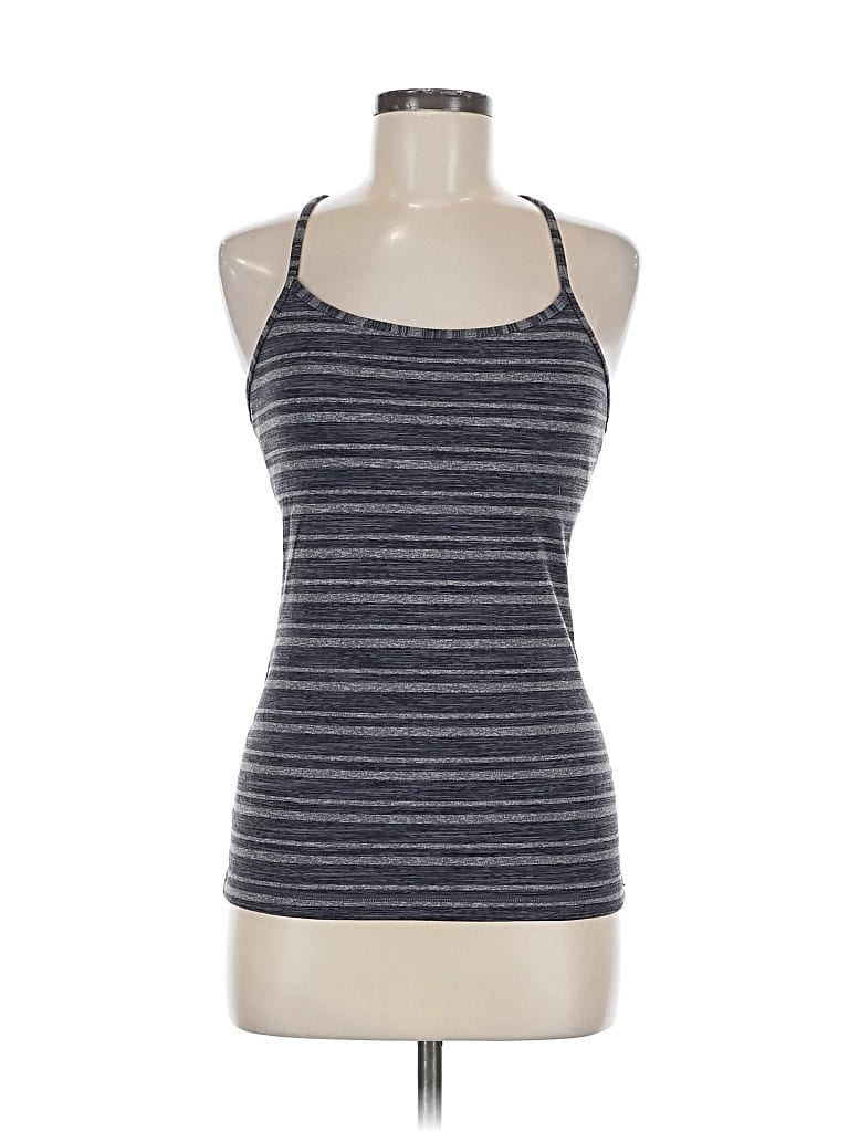 Pre-owned Lululemon Athletica Tank Top Black Halter Neckline Tops
