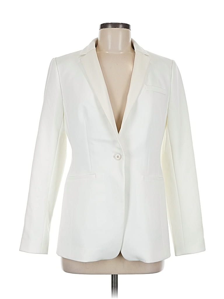 Pre-owned Banana Republic Blazer Jacket In White