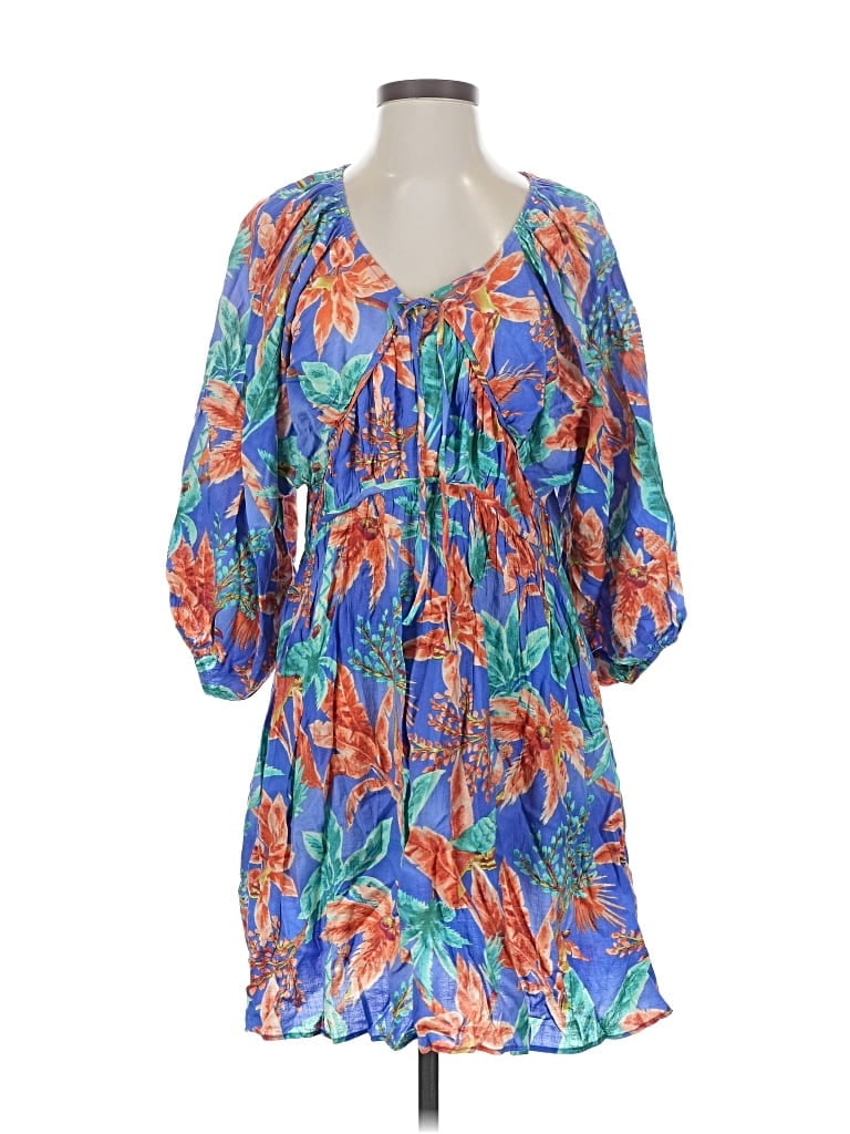 Pre-owned Easel Casual Dress In Blue