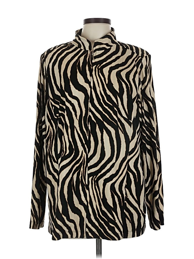Pre-owned Tanjay Long Sleeve Blouse In Black