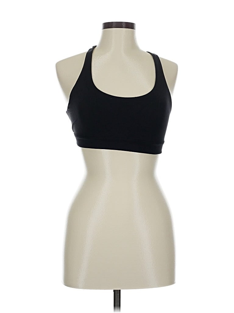 Pre-owned Gap Fit Tank Top Black Halter Neckline Tops