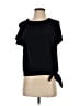 Frank Lyman Design 100% Polyester Black Short Sleeve Top Size 2 - photo 1