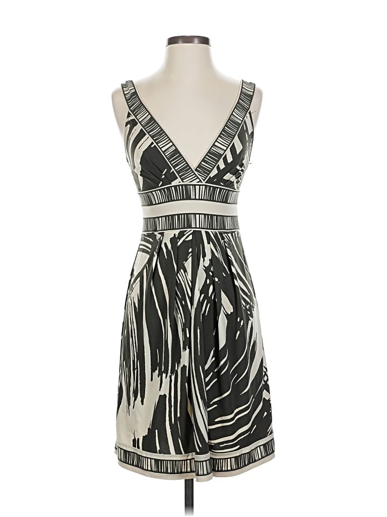 Pre-owned Bcbgmaxazria Casual Dress In Silver