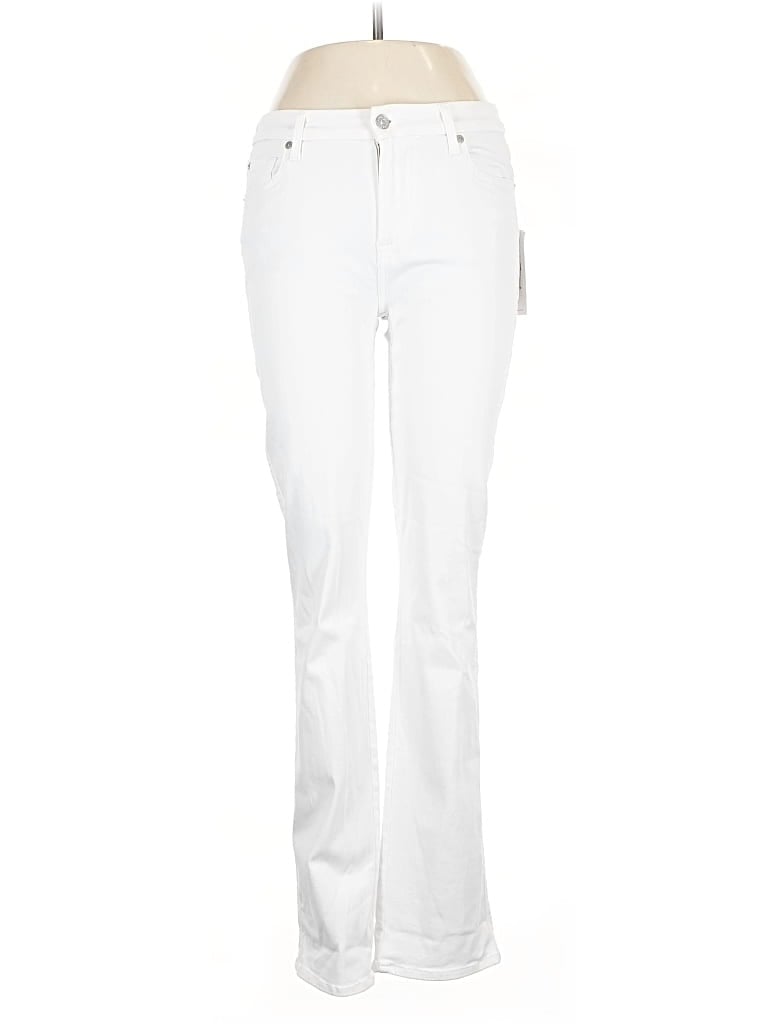 Pre-owned 7 For All Mankind Jeans In White