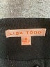 Lisa Todd Black Pullover Sweater Size M - photo 6