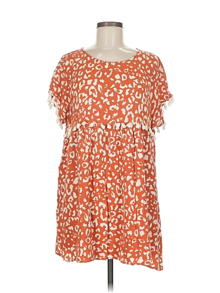 Pre-owned Savanna Jane Kimono In Orange