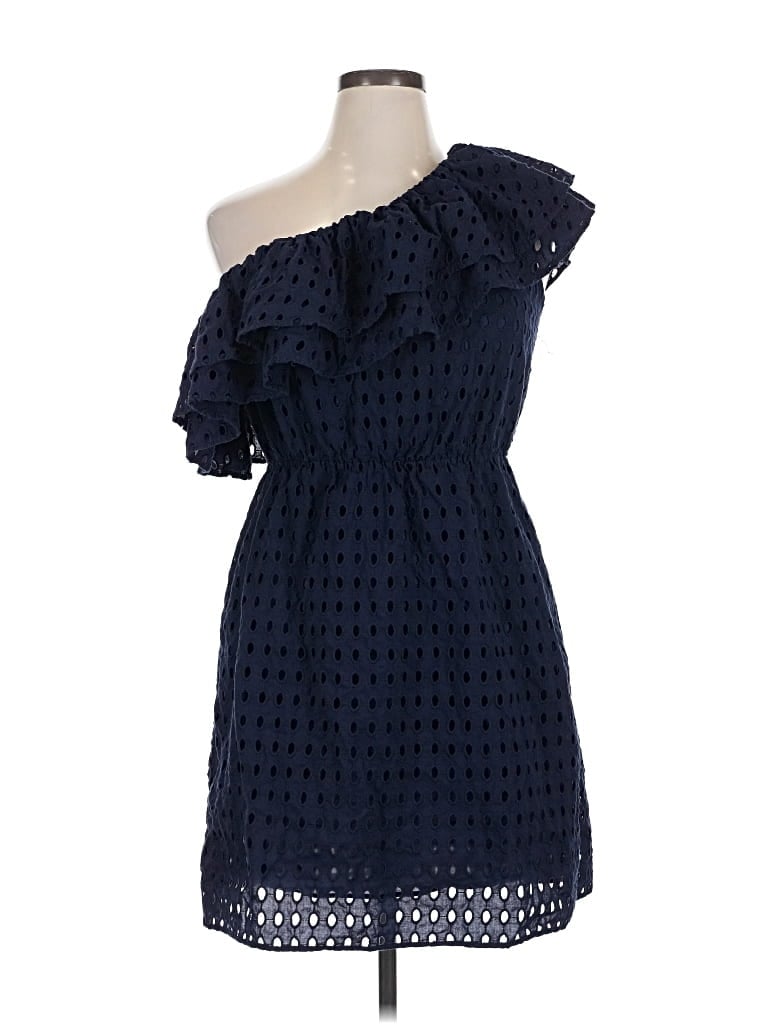 Pre-owned Chelsea & Theodore Cocktail Dress In Blue
