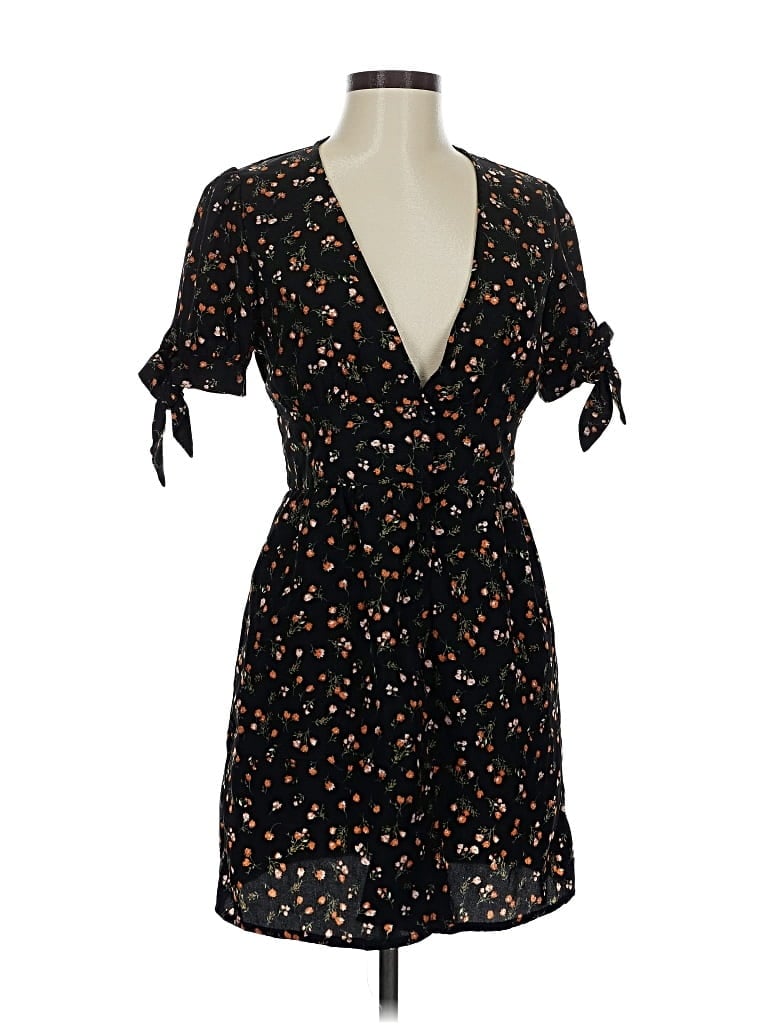 Pre-owned Nasty Gal Inc. Kimono In Black