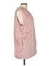 Echo 100% Polyester Pink Faux Fur Vest Size M - photo 4