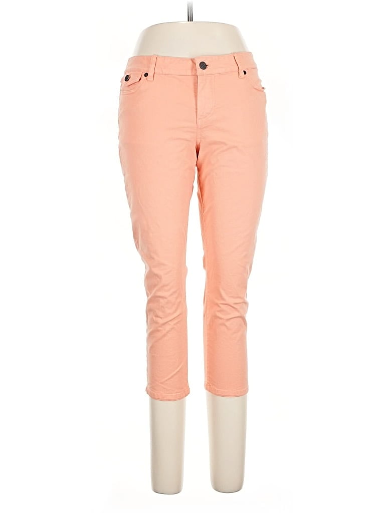 Pre-owned Signature Jeggings In Orange