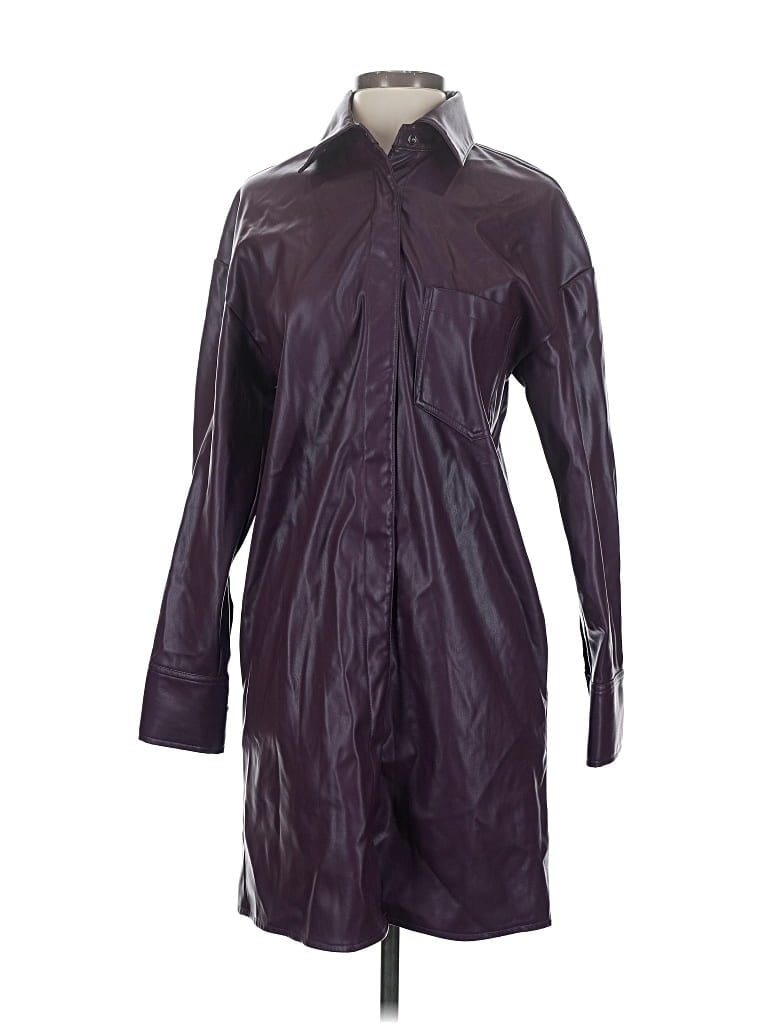 Pre-owned And Now This Raincoat In Purple