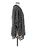 Maurices 100% Polyester Gray Teal Kimono One size - photo 4