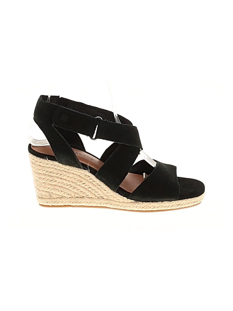 Pre-owned Lucky Brand Wedges In Black