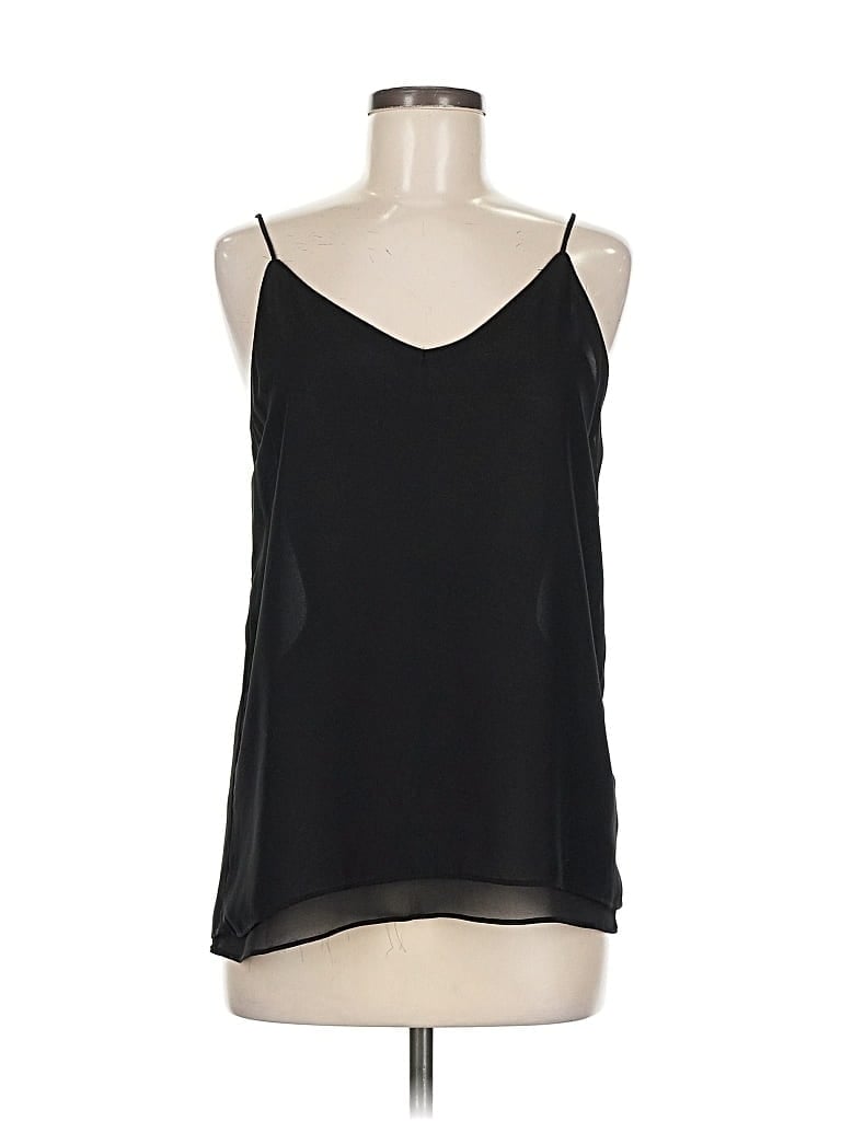 Pre-owned Vera & Lucy Sleeveless Blouse In Black