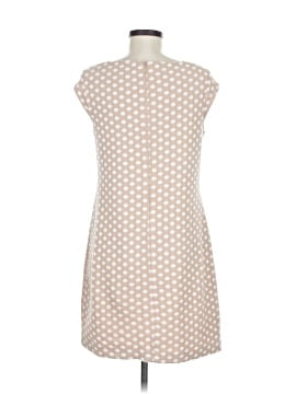 slim fit dress slacks Ann Taylor Beige Diamond Pattern Sheath Dress