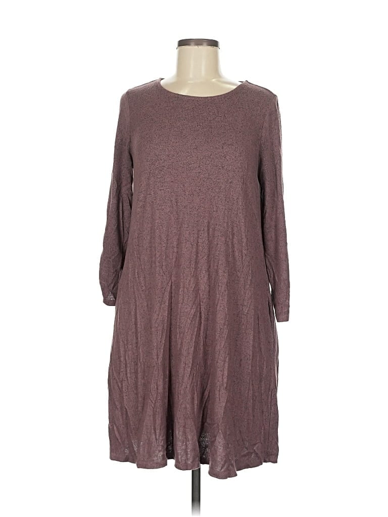Pre-owned Apt. 9 Casual Dress In Burgundy