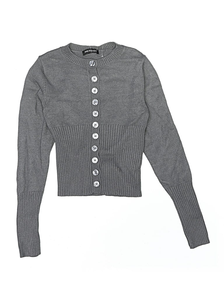 Pre-owned Assorted Brands Kids' Cardigan Sweater In Gray