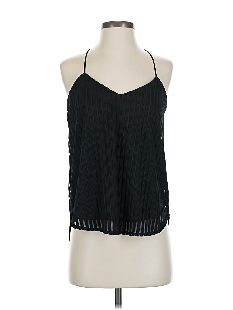 Pre-owned 4si3nna Sleeveless Blouse In Black