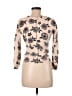 Rebecca Taylor Floral Tan Ivory Pullover Sweater Size S - photo 2