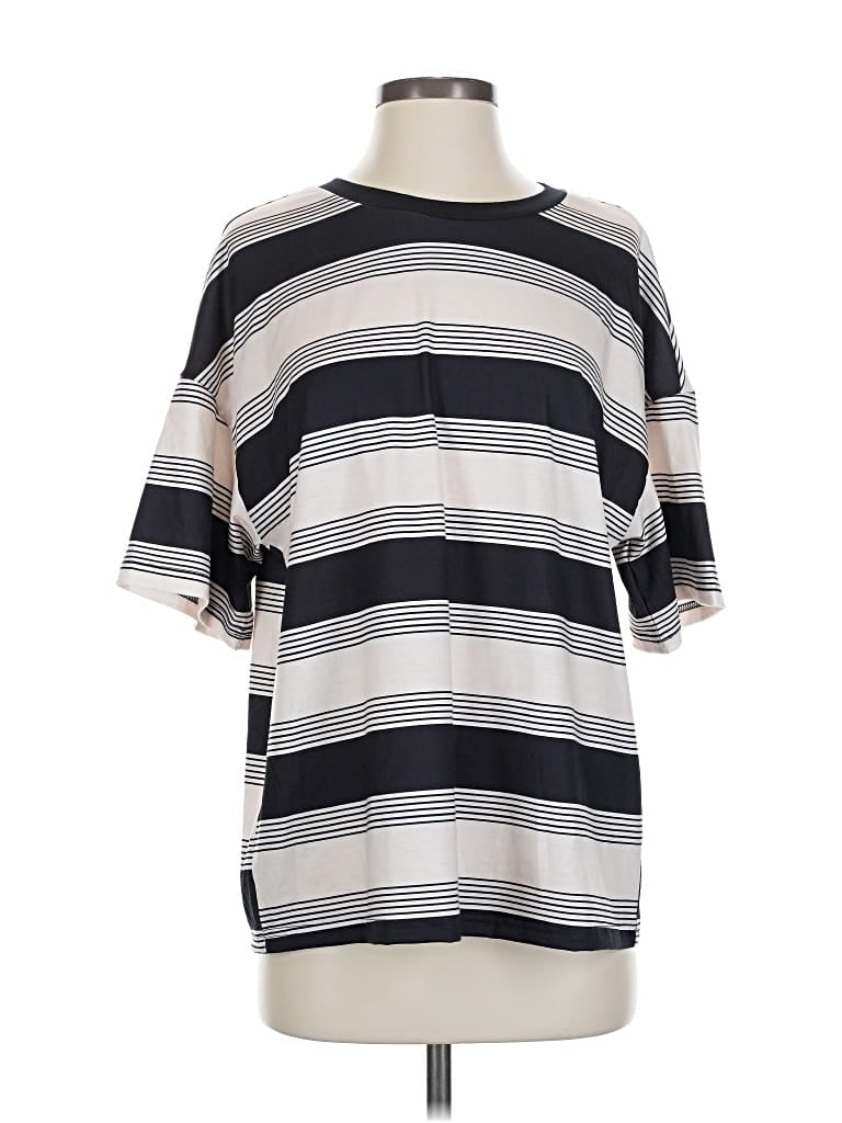 Pre-owned Unbranded Short Sleeve T-shirt In Silver