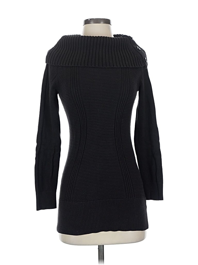 Pre-owned Style & Co Turtleneck Sweater In Black