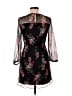 Zara Floral Black Cocktail Dress Size S - photo 2