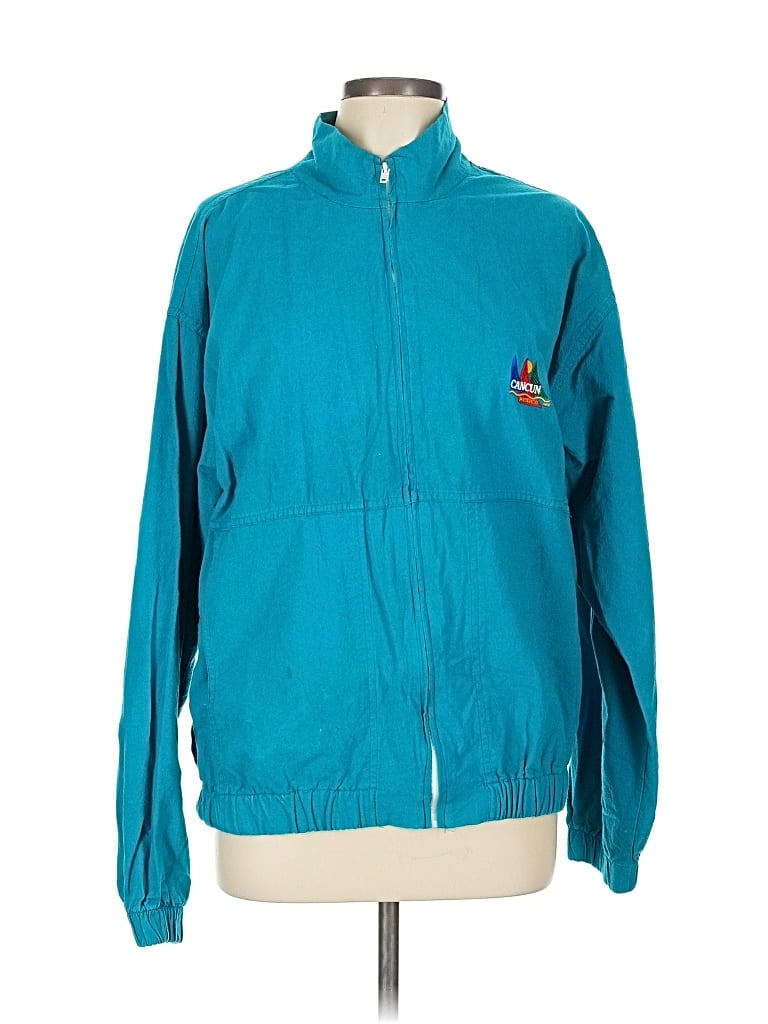 Pre-owned Assorted Brands Track Jacket In Blue