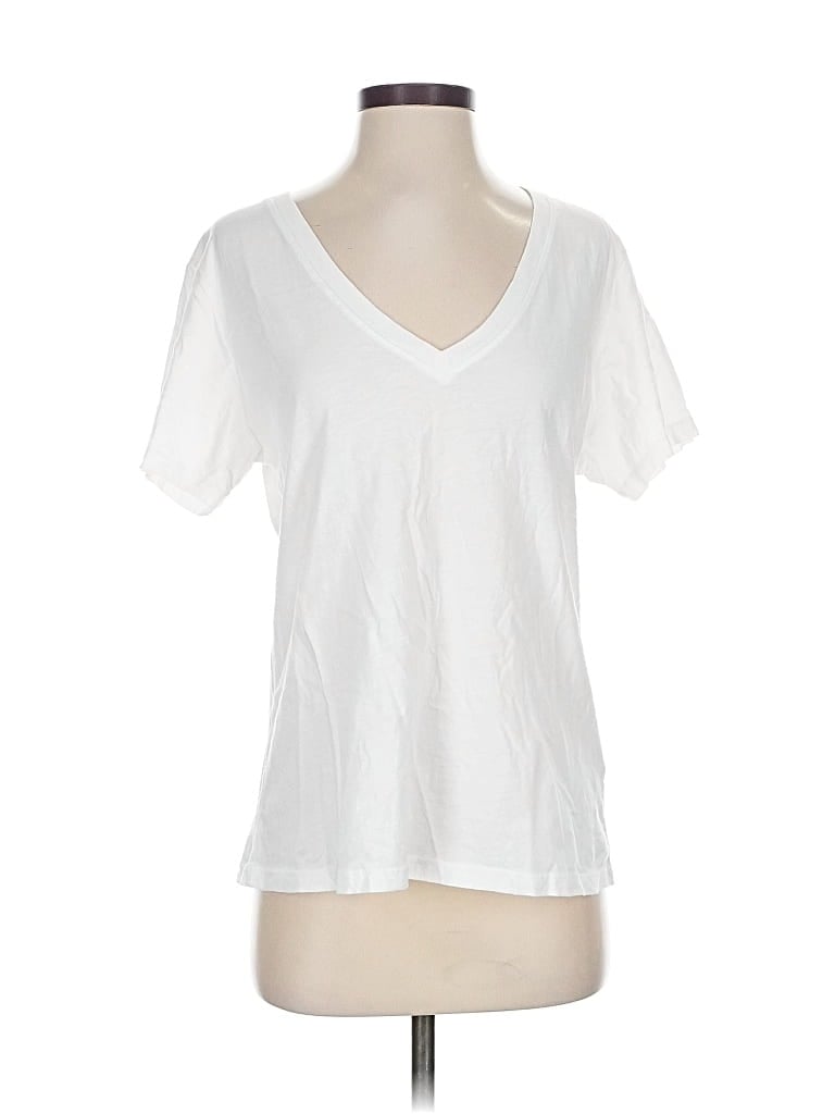 Pre-owned Nation Ltd. By Jen Menchaca Short Sleeve T-shirt In White