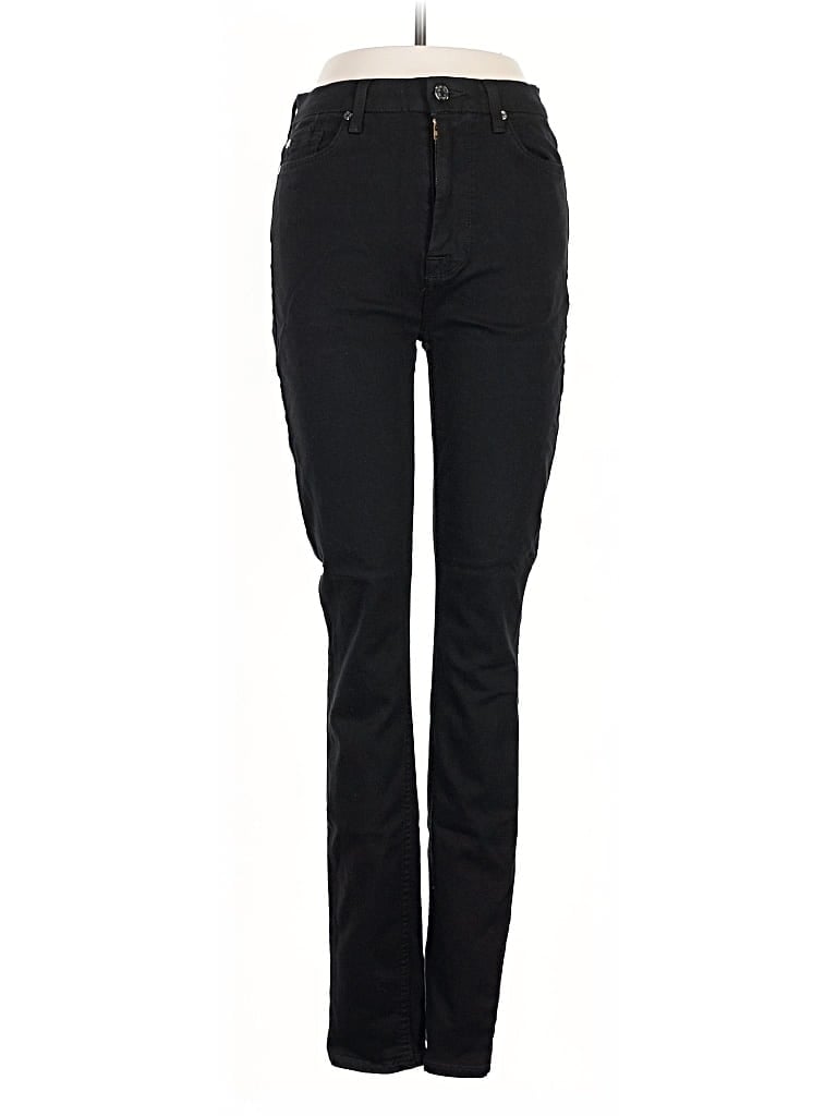 Pre-owned 7 For All Mankind Jeans In Black