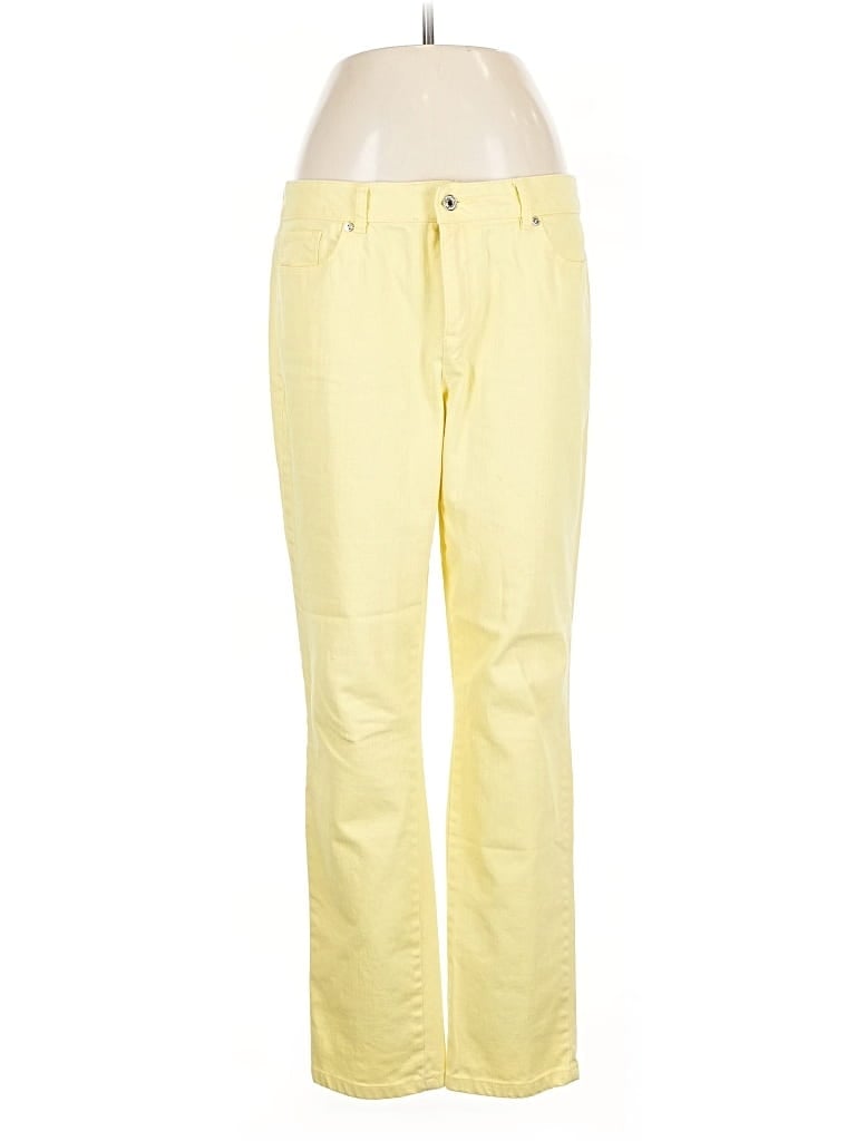 Pre-owned Liz Claiborne Jeans In Yellow
