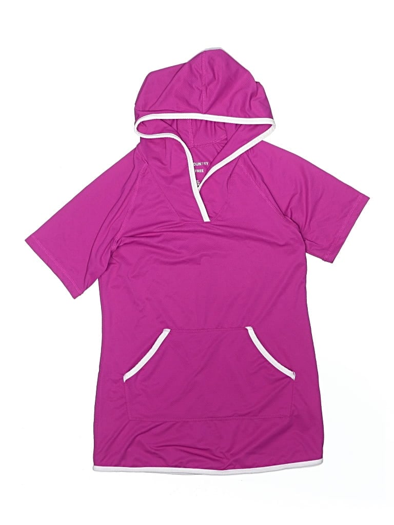 Pre-owned Free Country Kids' Short Sleeve T-shirt In Purple