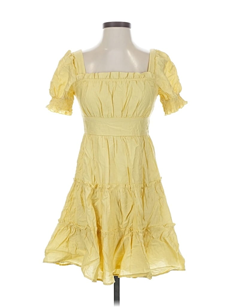 Pre-owned Mine Cocktail Dress In Yellow