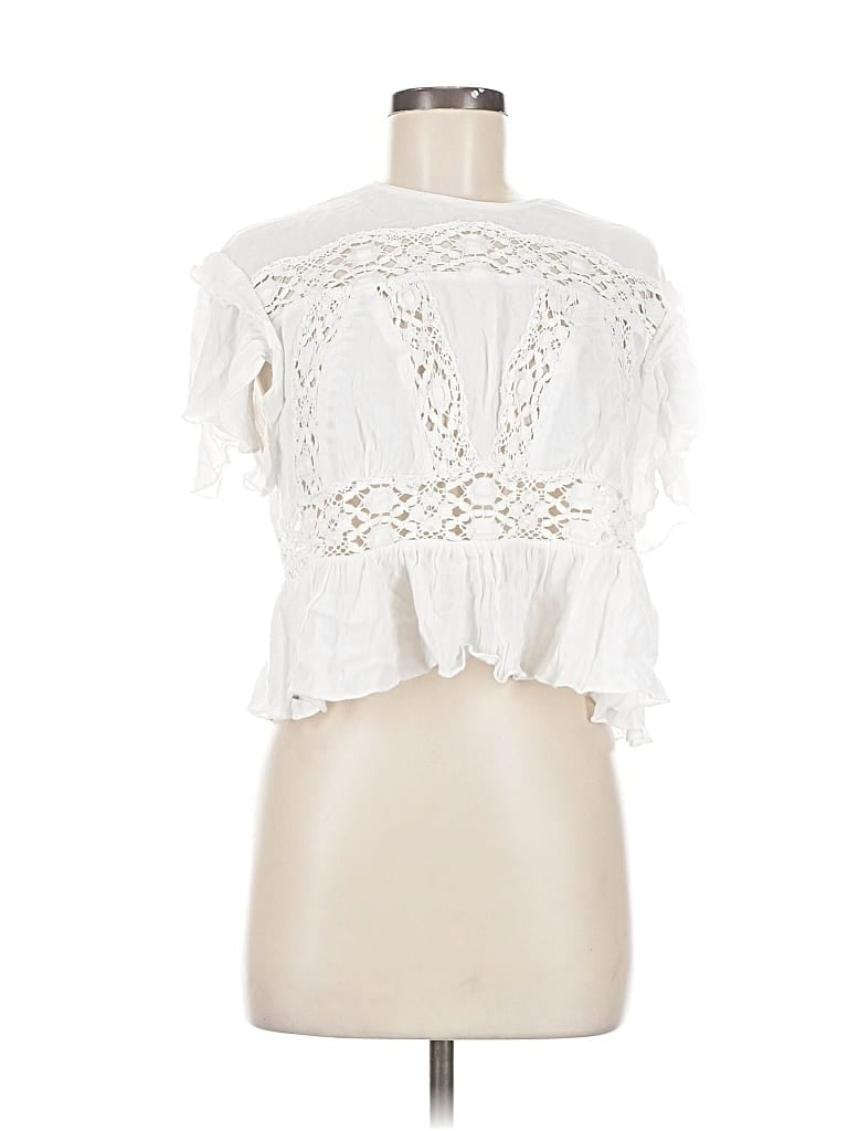 Pre-owned Iro Sleeveless Blouse In White
