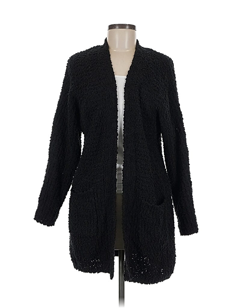 Pre-owned Bobeau Cardigan Sweater In Black