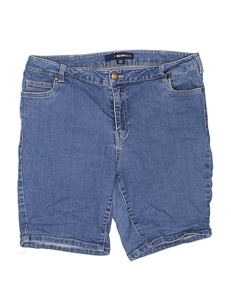 Pre-owned Denim 24/7 Denim Shorts In Blue