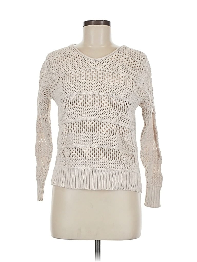 Pre-owned Universal Thread Pullover Sweater In White