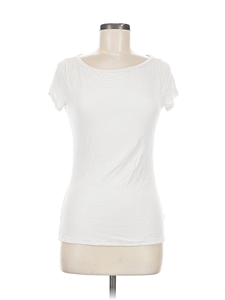 Pre-owned Express Short Sleeve T-shirt In White