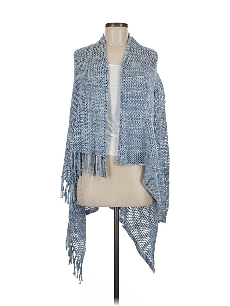 Pre-owned Lovestitch Poncho In Blue
