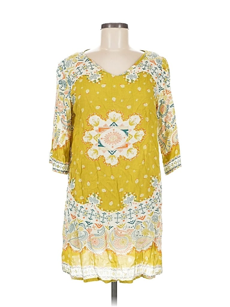 Pre-owned Natura Kimono In Yellow