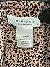 Kirious Animal Print Brown Short Sleeve Blouse Size S - photo 7