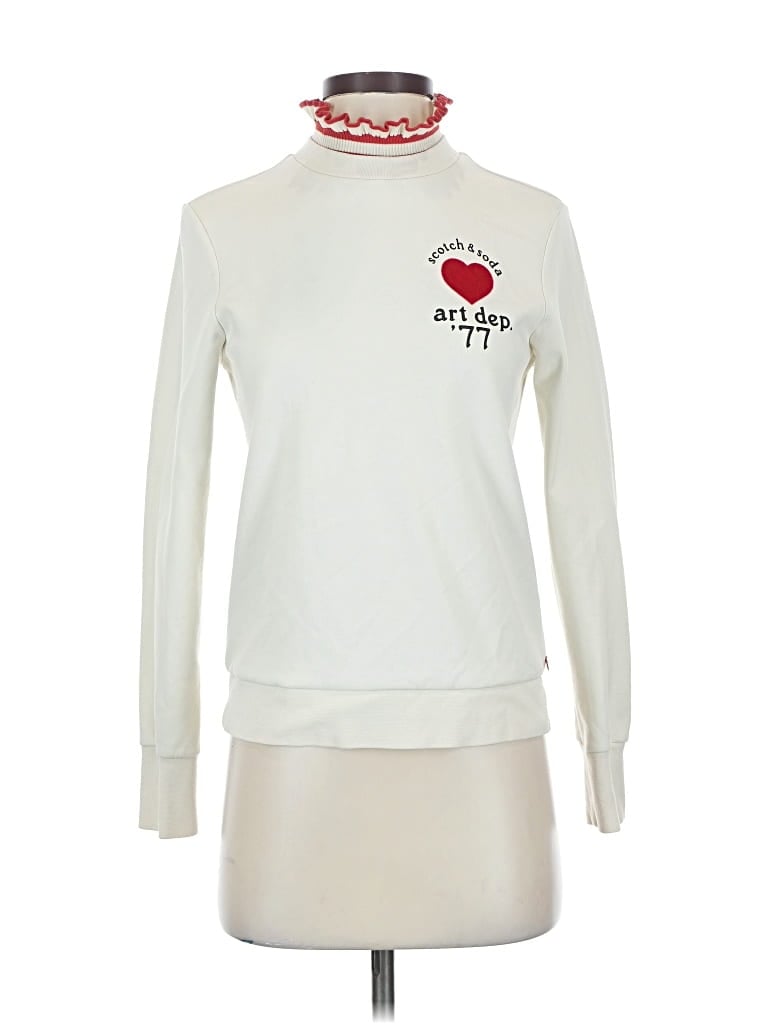 Pre-owned Scotch & Soda Sweatshirt In White