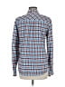 J.Crew 100% Cotton Plaid Blue Long Sleeve Button-Down Shirt Size 8 - photo 2