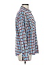 J.Crew 100% Cotton Plaid Blue Long Sleeve Button-Down Shirt Size 8 - photo 4