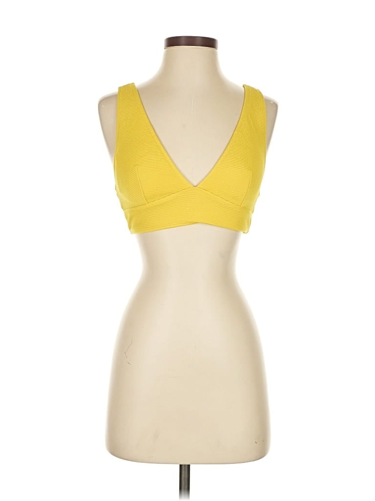 Pre-owned Old Navy Sports Bra In Yellow