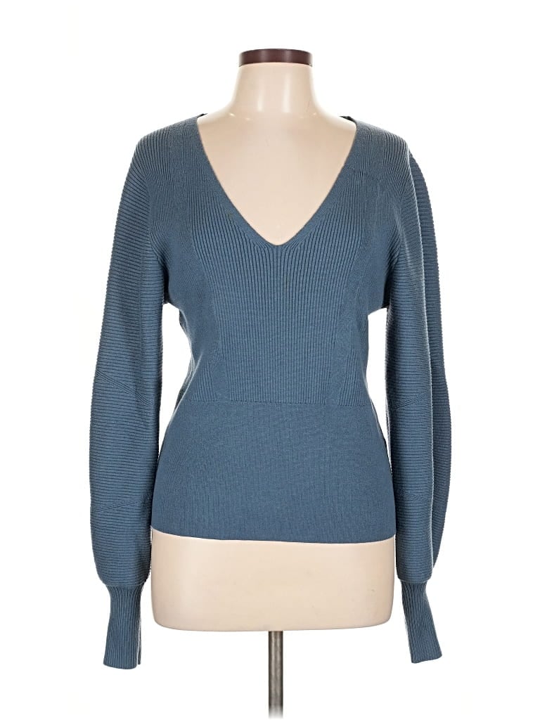 Pre-owned Banana Republic Pullover Sweater In Blue